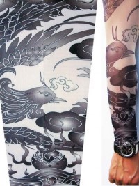 Tetovací rukáv Bird Wings